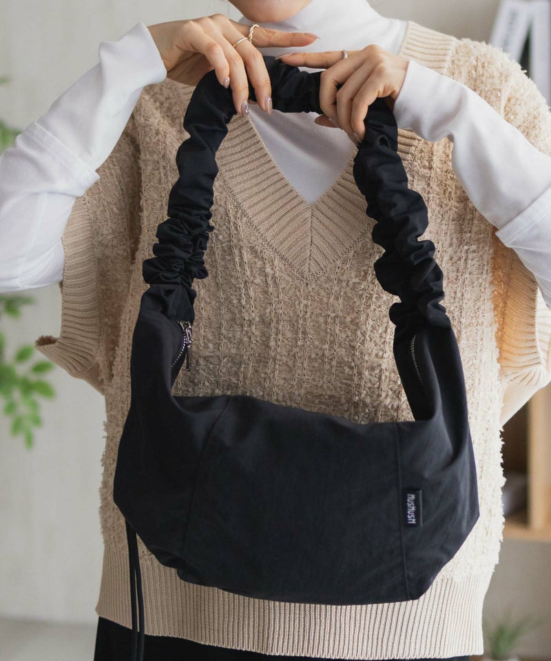 HusHusH ギャザーショルダーバッグ商品画像-6