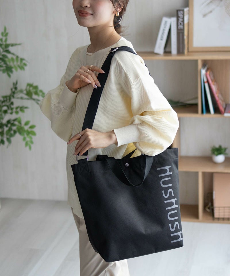 HusHusH  ロゴ入りトートバッグ商品画像-8