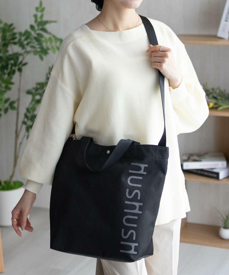 HusHusH  ロゴ入りトートバッグ商品画像-9
