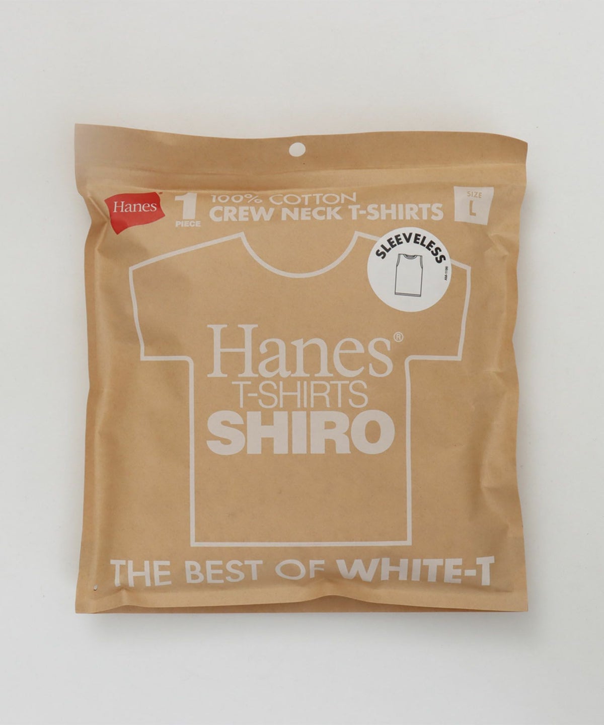 Hanes SHIRO スリーブレスTシャツ メンズ ネコポス 対応商品