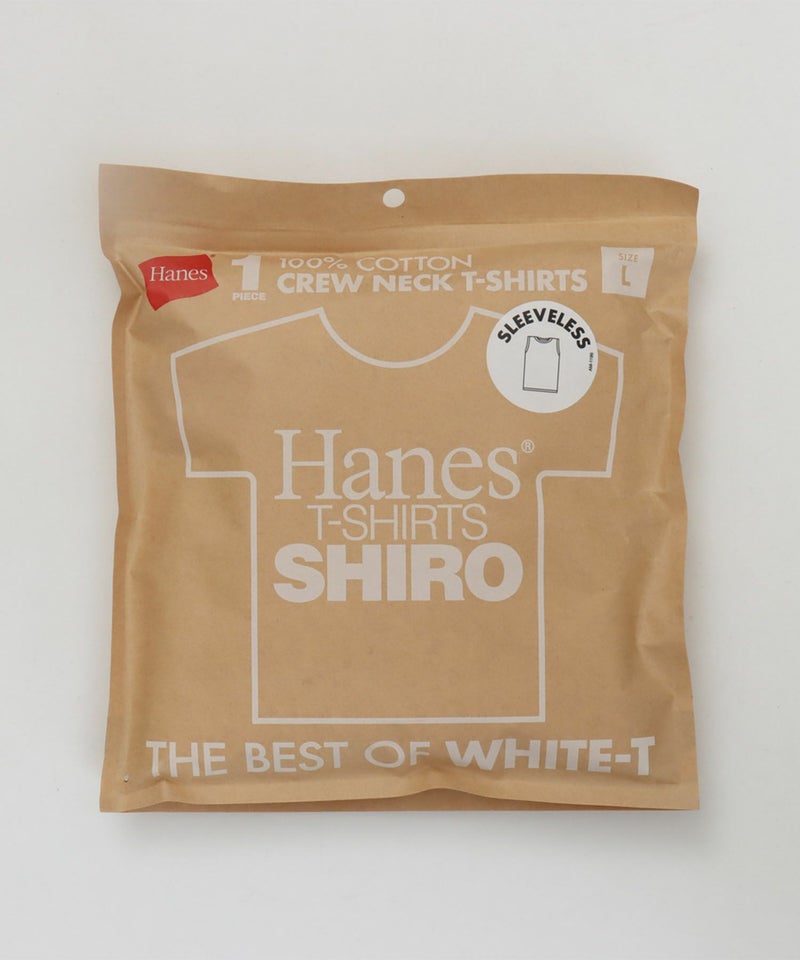 [期間限定価格]Hanes  SHIRO スリーブレスTシャツ メンズ メール便 対応商品商品画像-1