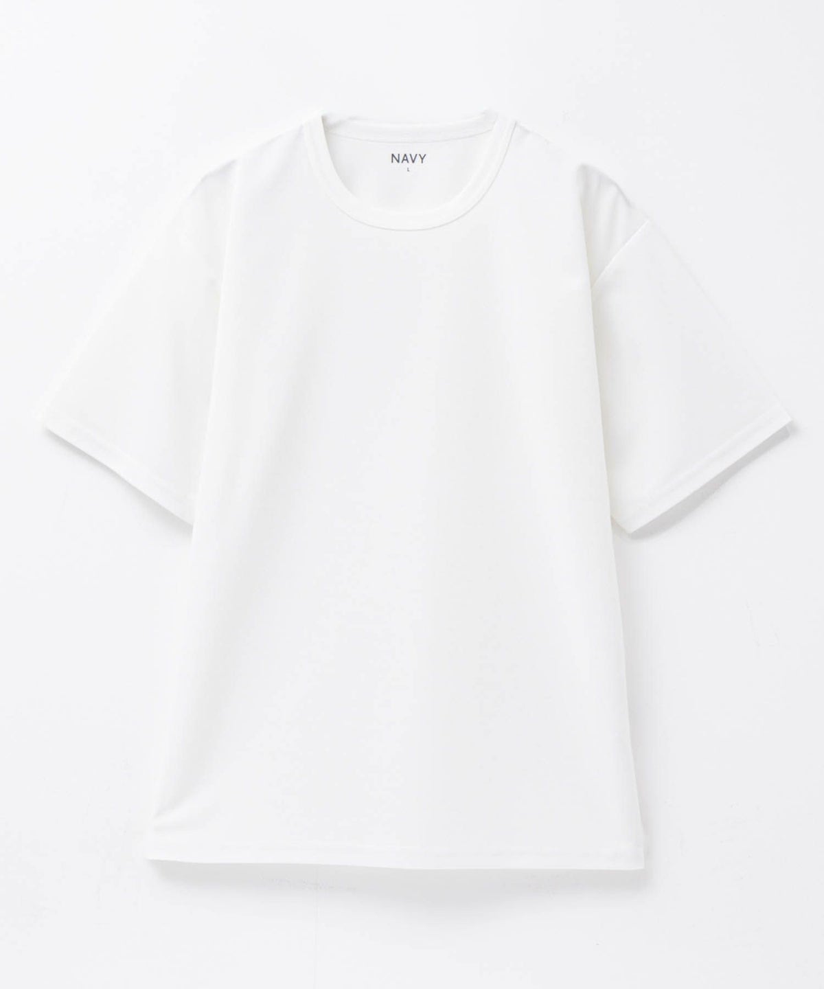 NAVY ジョーゼットクルーTシャツ メンズ