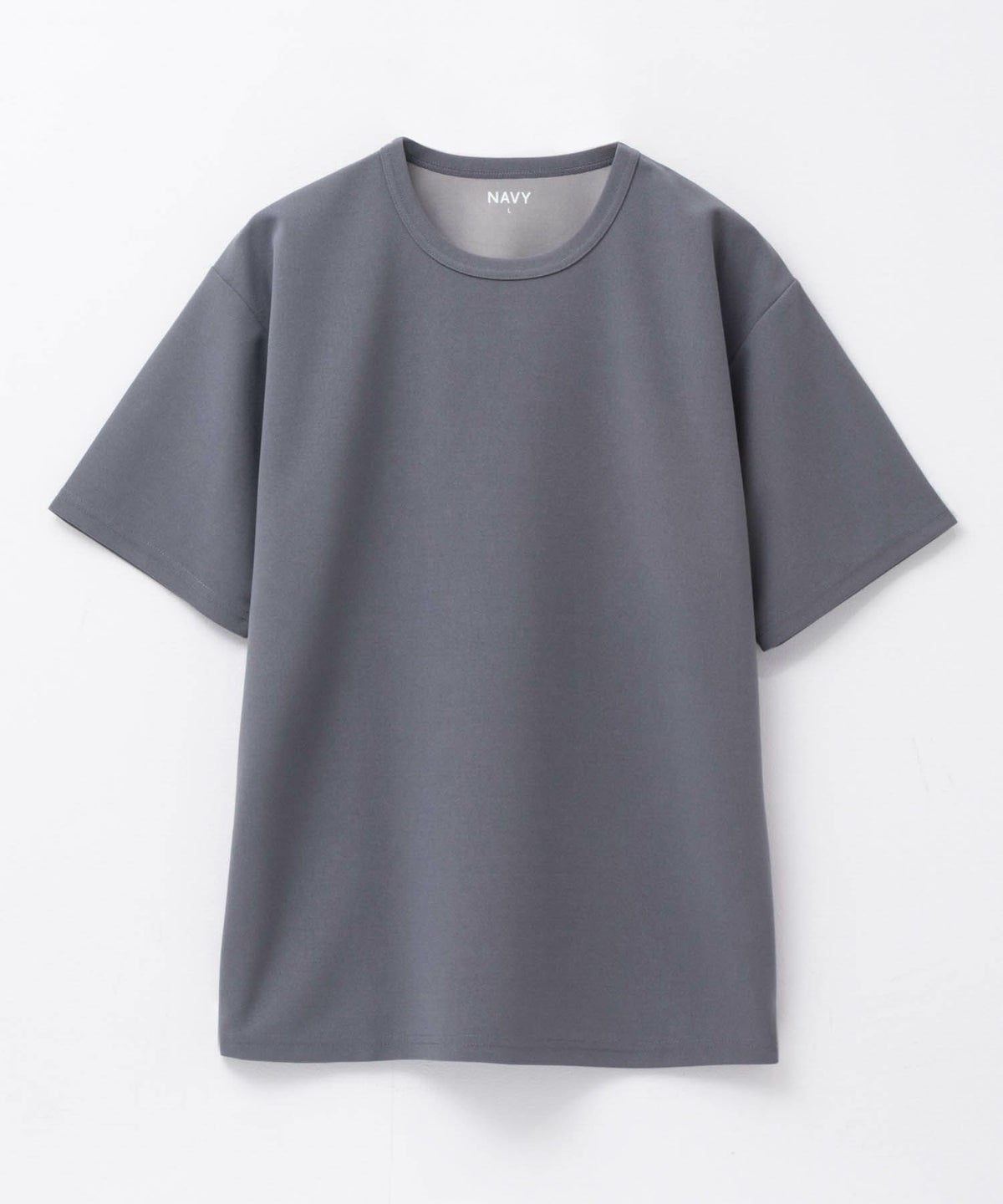 NAVY ジョーゼットクルーTシャツ メンズ