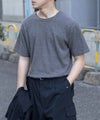 NAVY ワッフルクルーTシャツ メンズ商品サムネイル-5