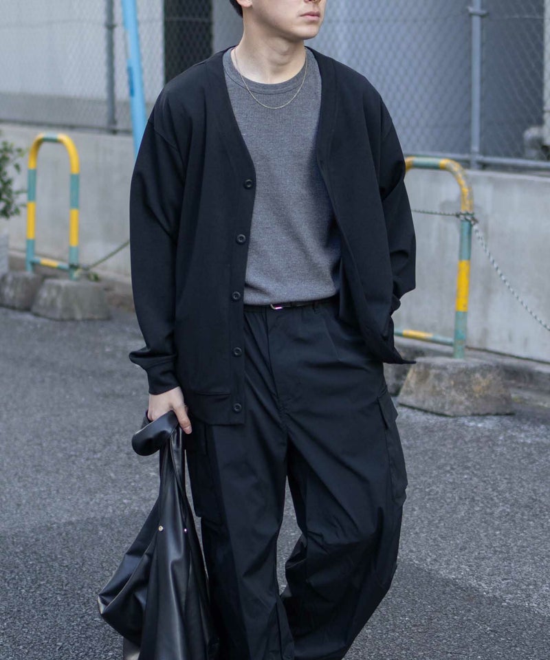 NAVY ワッフルクルーTシャツ メンズ商品画像-21