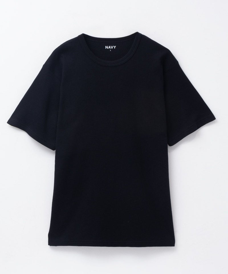 NAVY  ワッフルクルーTシャツ メンズ商品画像-27