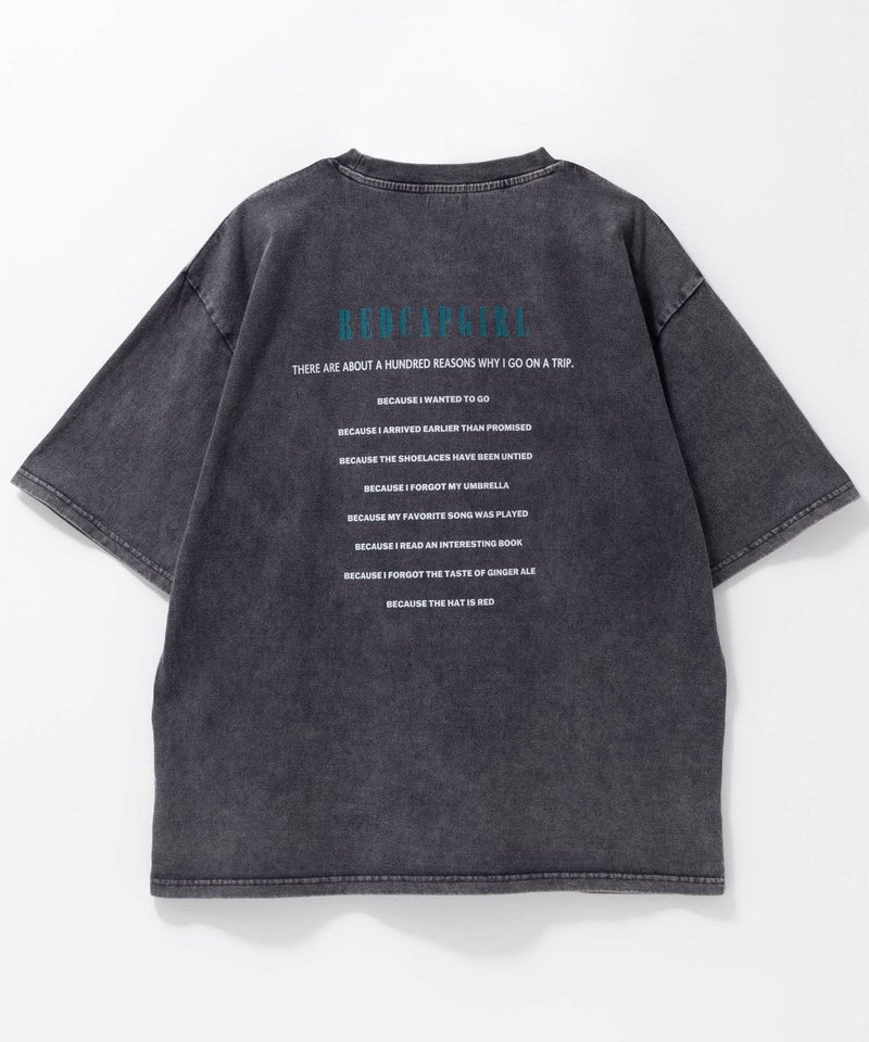 RED CAP GIRL 天竺バックプリントTシャツ メンズ メール便 対応商品商品画像-3