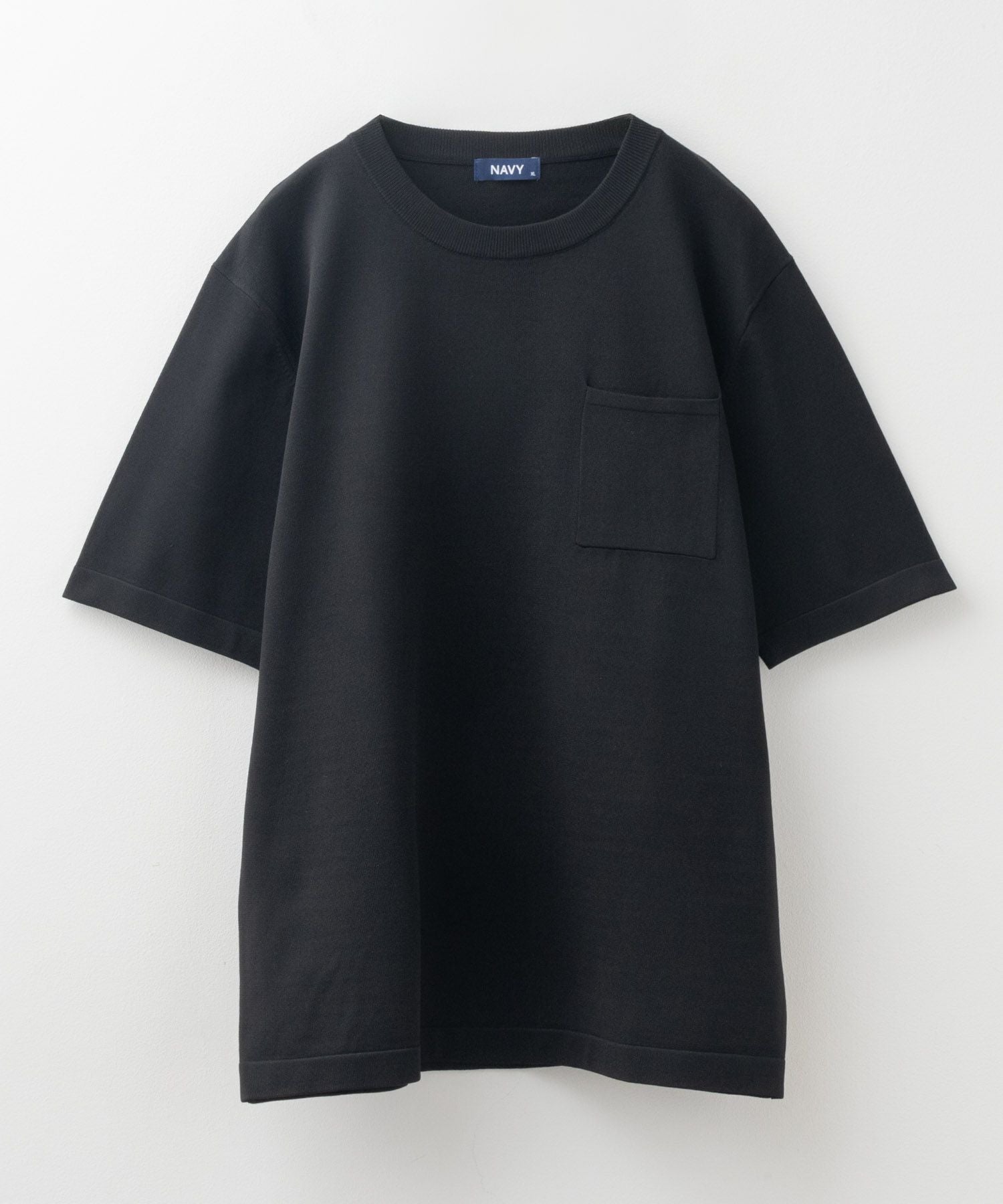 NAVY 14GニットTシャツ メンズ