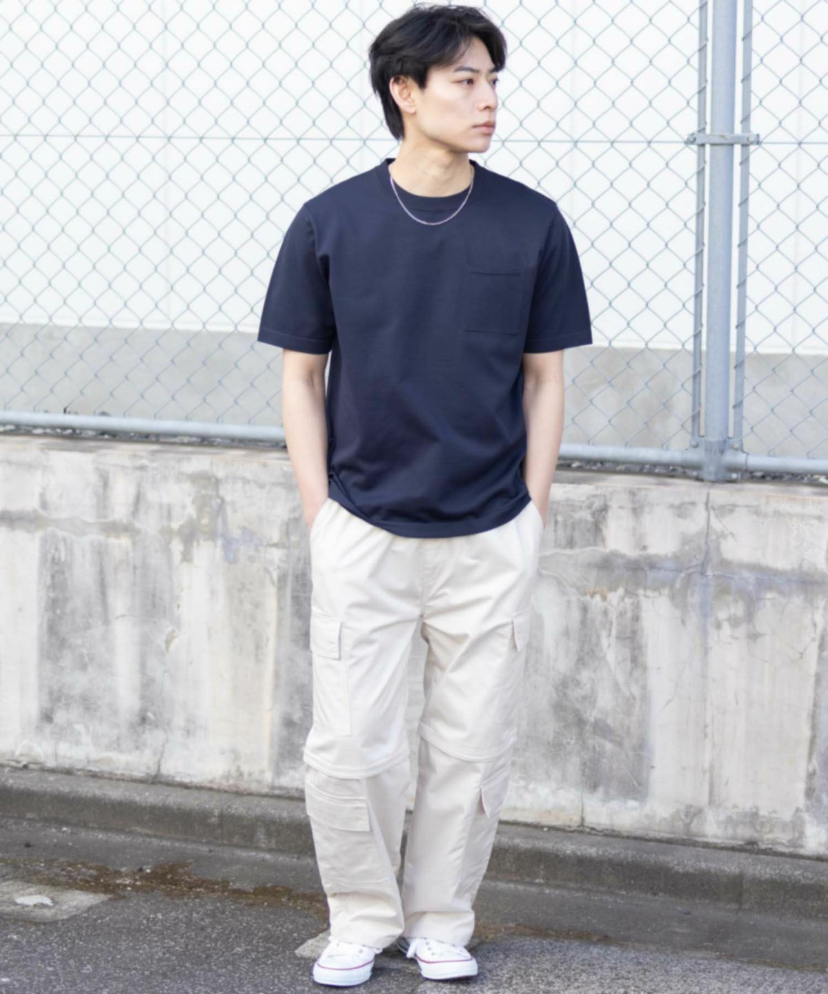 NAVY 14GニットTシャツ メンズ ネコポス 対応商品