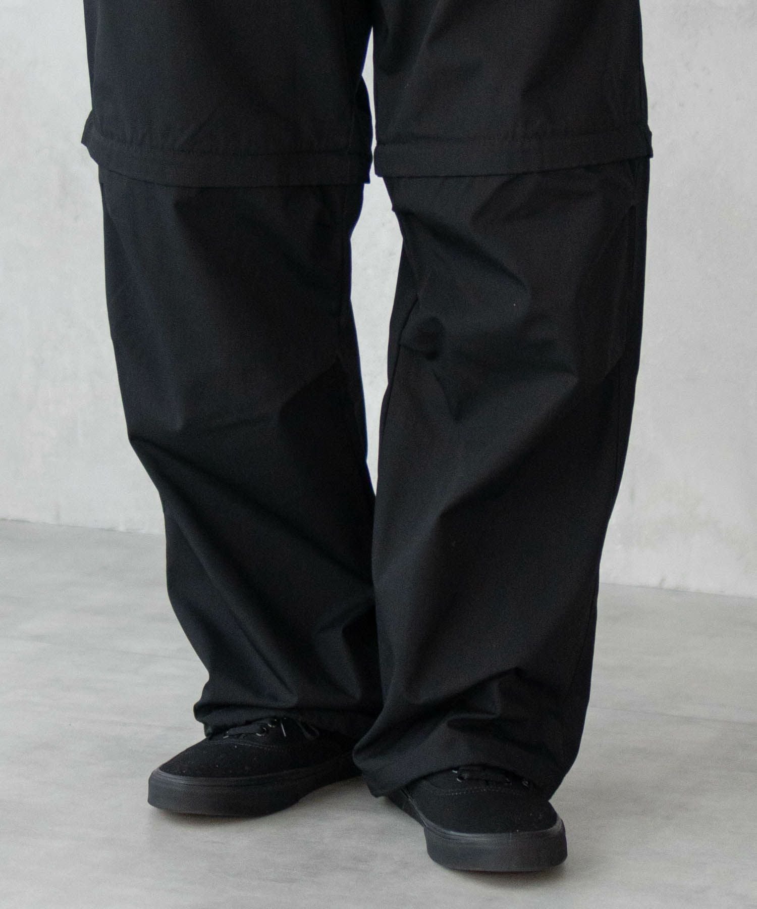 新品 定価24200円 ICECREAM コンバーチブル カーゴパンツ ブラック NAVY コンバーチブルパンツ メンズ