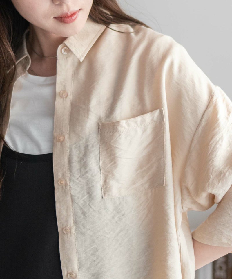 nAvy  ショート丈7分袖シャツ レディース商品画像-19