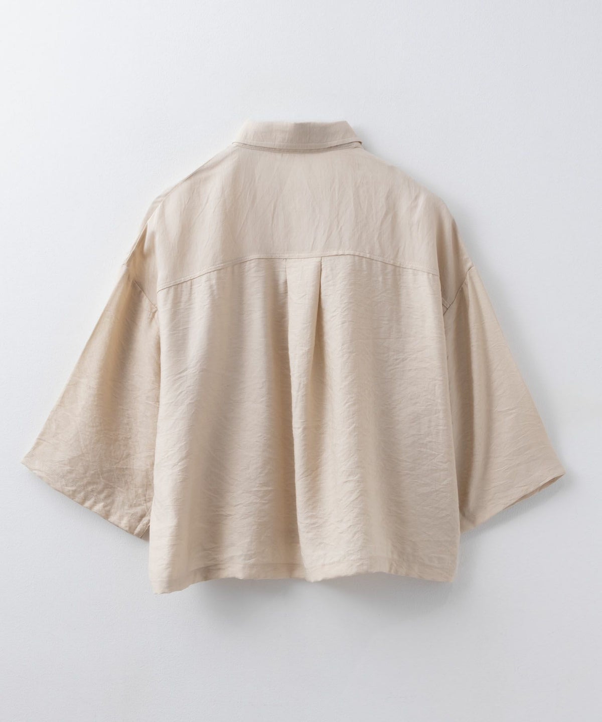 nAvy ショート丈7分袖シャツ レディース