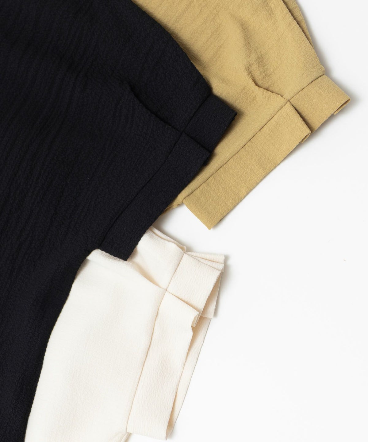 nAvy 袖口タックブラウス レディース