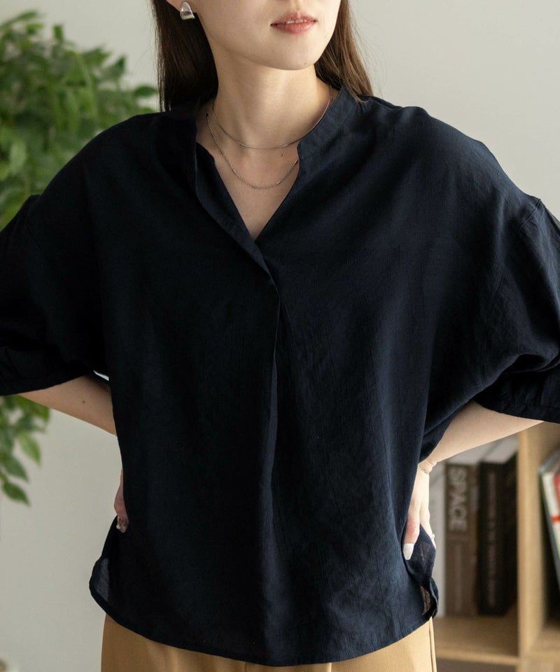 nAvy スラブスキッパーブラウス レディース商品画像-13