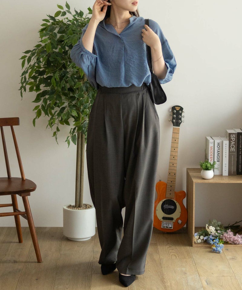 nAvy  スラブスキッパーブラウス レディース商品画像-23