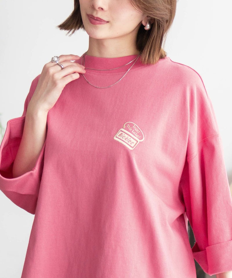 Dickies  刺繍ロールアップTシャツ レディース メール便 対応商品商品画像-17