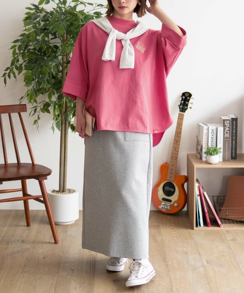 Dickies 刺繍ロールアップTシャツ レディース メール便 対応商品商品画像-21