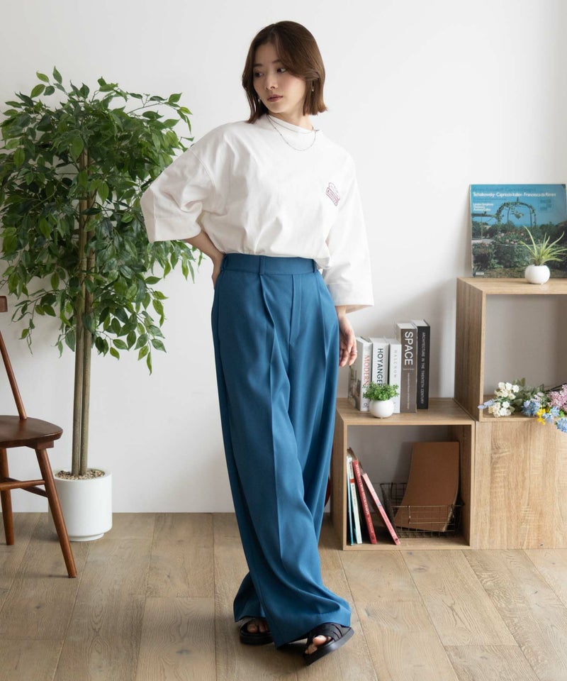 Dickies  刺繍ロールアップTシャツ レディース メール便 対応商品商品画像-37