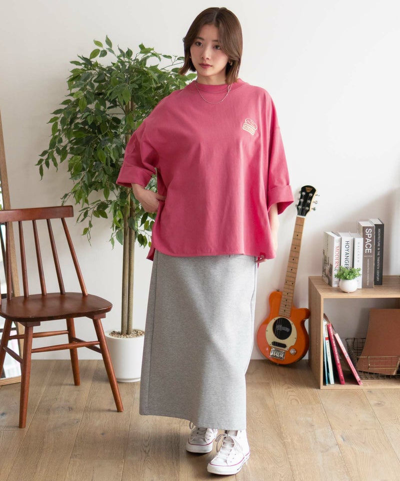 Dickies 刺繍ロールアップTシャツ レディース メール便 対応商品商品画像-39