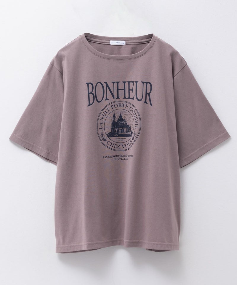 T-GRAPHICS  カフェテイストプリントTシャツ レディース メール便 対応商品商品画像-21