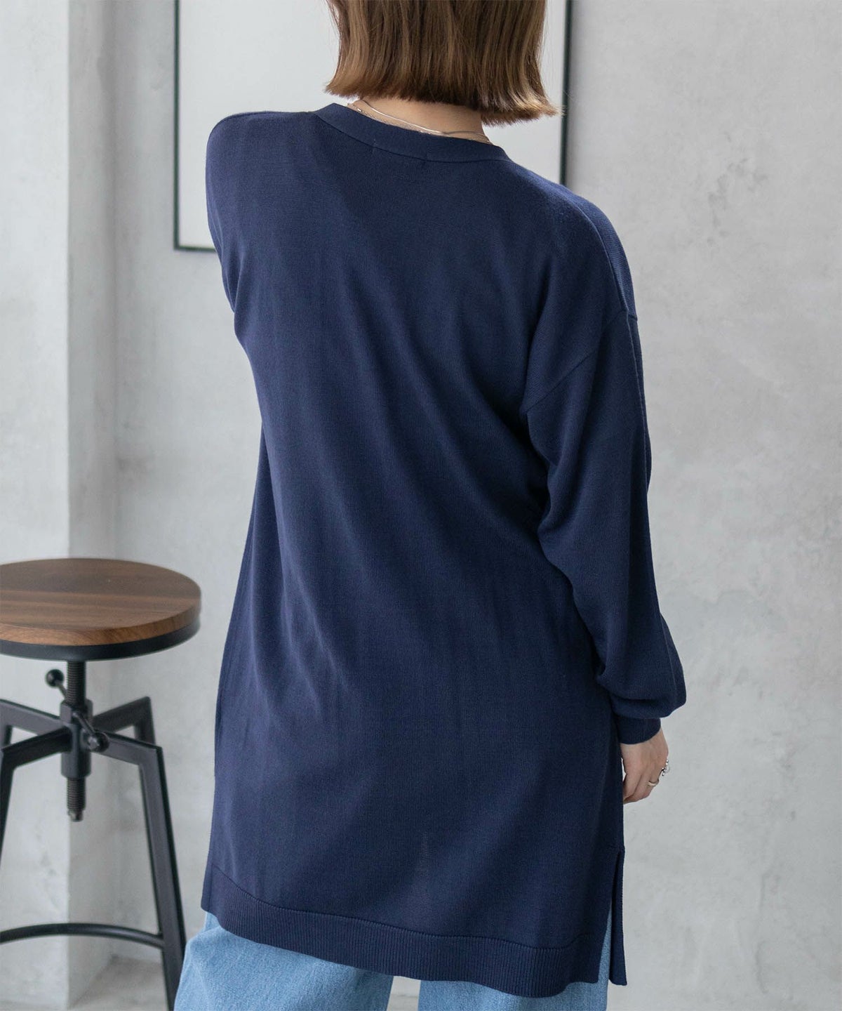 nAvy ニットトッパーカーディガンアンサンブル レディース