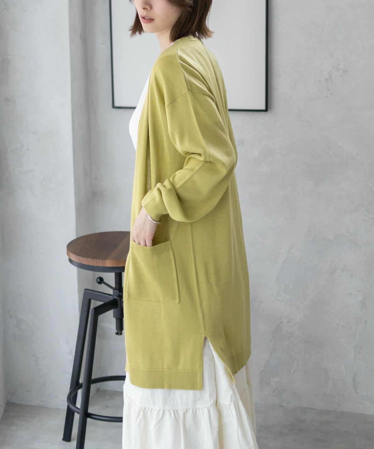 nAvy ニットトッパーカーディガンアンサンブル レディース