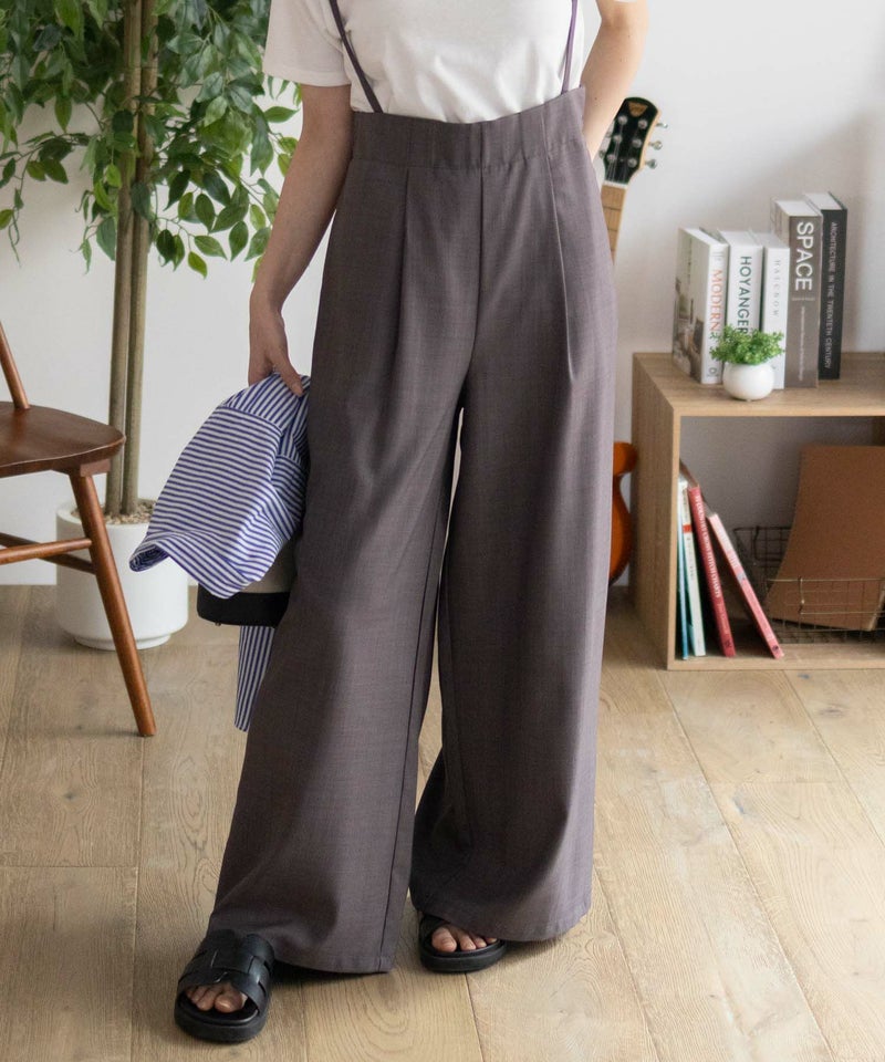 nAvy 杢麻ライクサロペットアンサンブル レディース商品画像-5