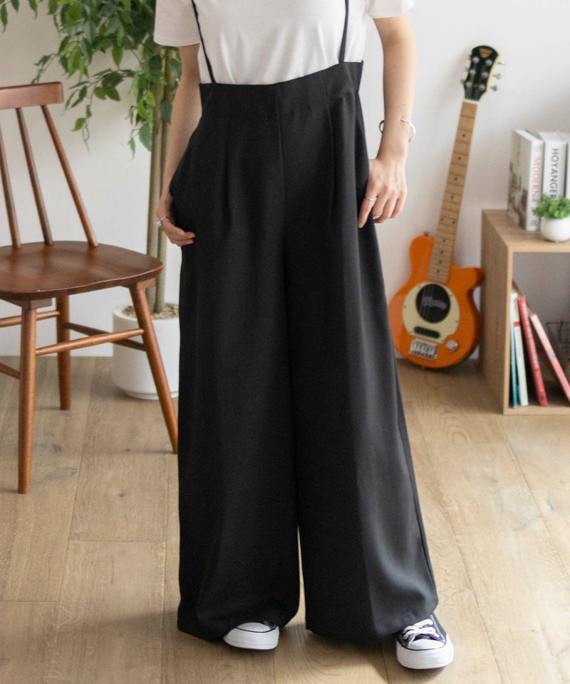 nAvy 杢麻ライクサロペットアンサンブル レディース商品画像-11