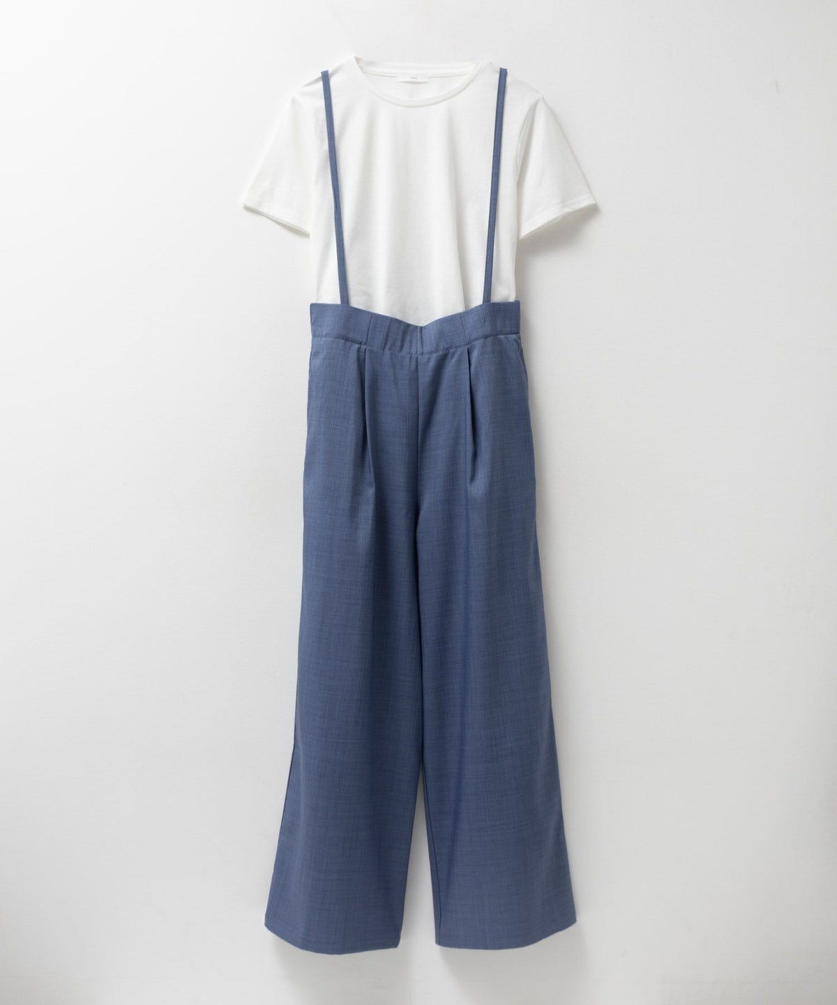 nAvy 杢麻ライクサロペットアンサンブル レディース