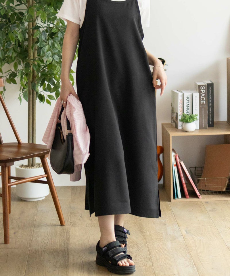 nAvy 杢麻ライクキャミワンピースアンサンブル レディース商品画像-6