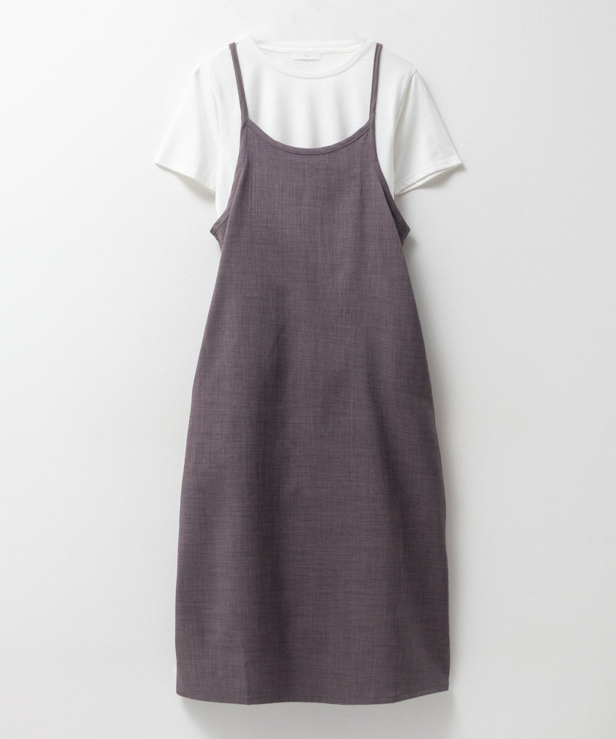 nAvy 杢麻ライクキャミワンピースアンサンブル レディース