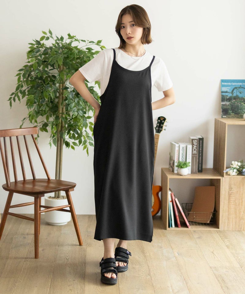 nAvy 杢麻ライクキャミワンピースアンサンブル レディース商品画像-31