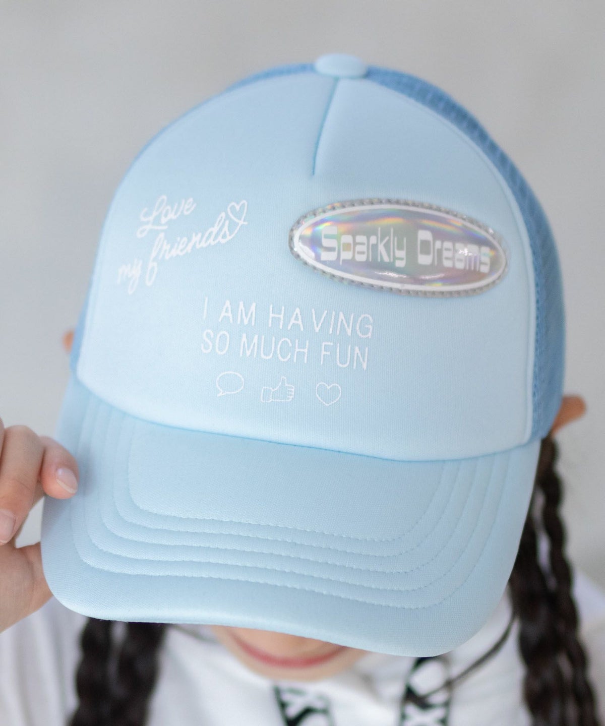 RICH MIX ロゴPV加工メッシュキャップ キッズ