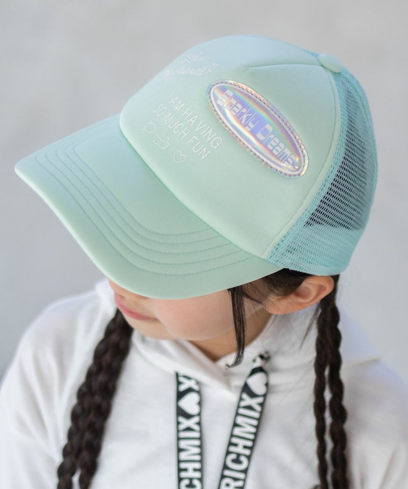 RICH MIX ロゴPV加工メッシュキャップ キッズ商品画像-6
