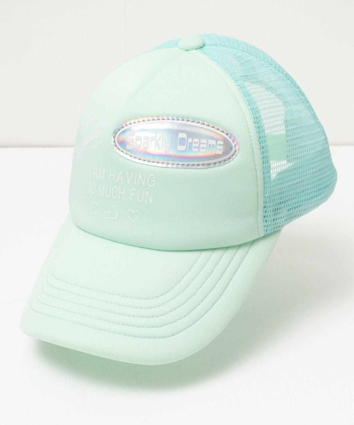 RICH MIX ロゴPV加工メッシュキャップ キッズ