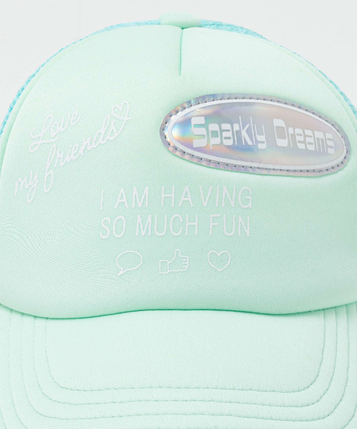 RICH MIX ロゴPV加工メッシュキャップ キッズ