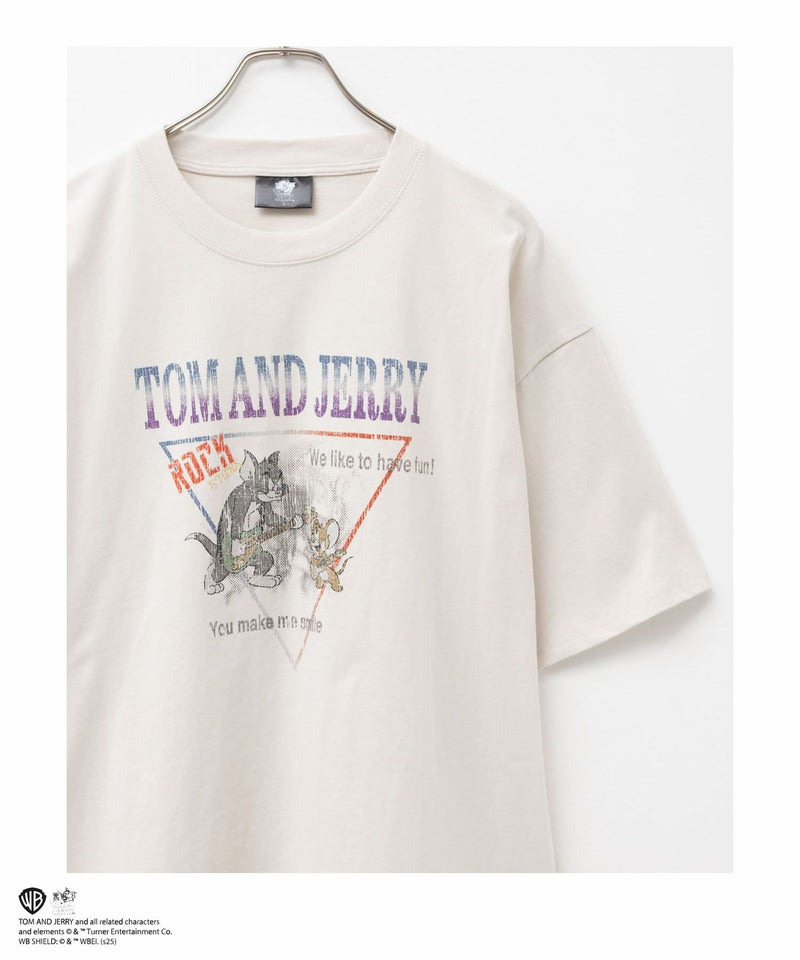 Tom and Jerry ピグメントライクTシャツ メンズ メール便 対応商品商品画像-1