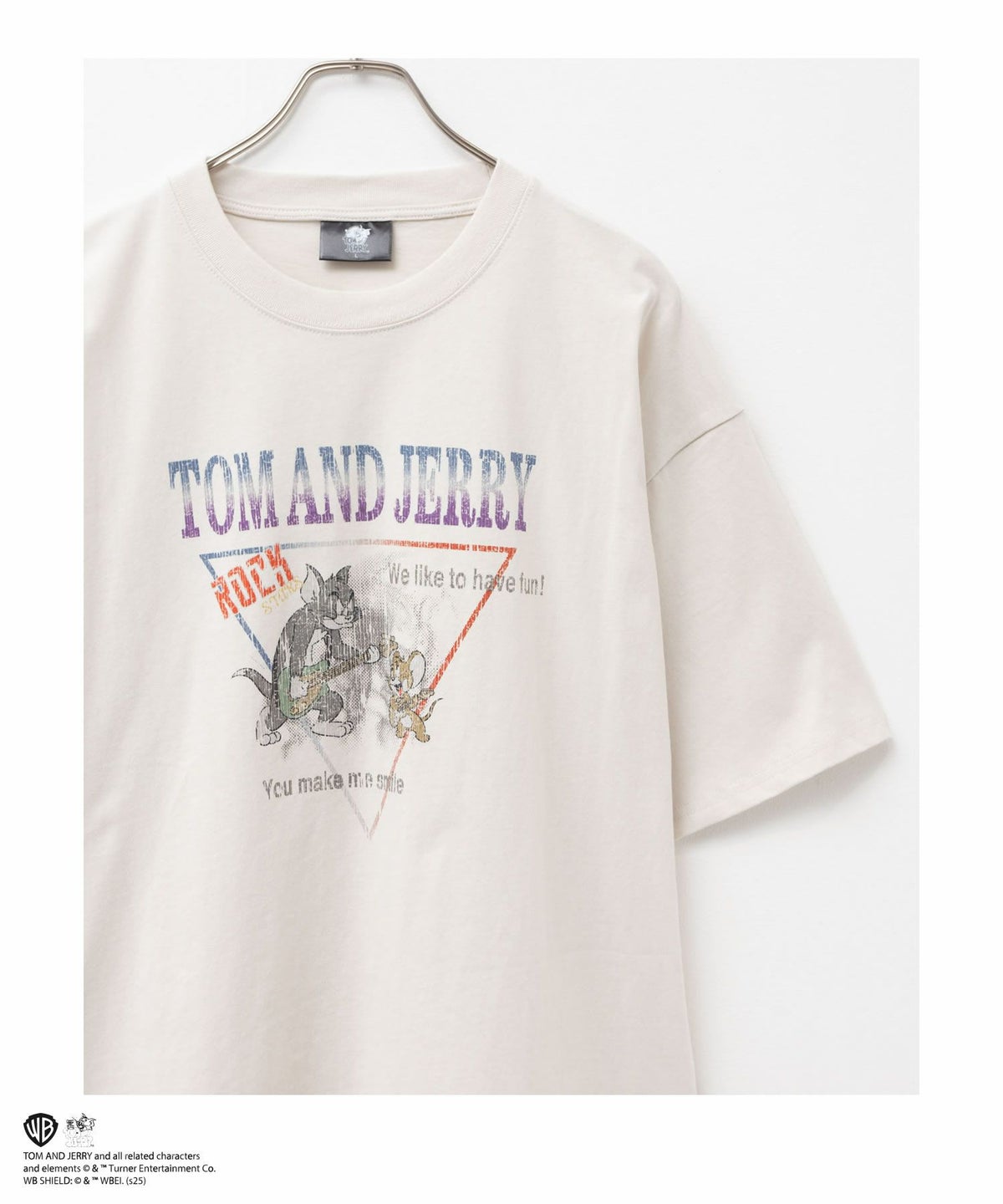 Tom and Jerry ピグメントライクTシャツ メンズ ネコポス 対応商品