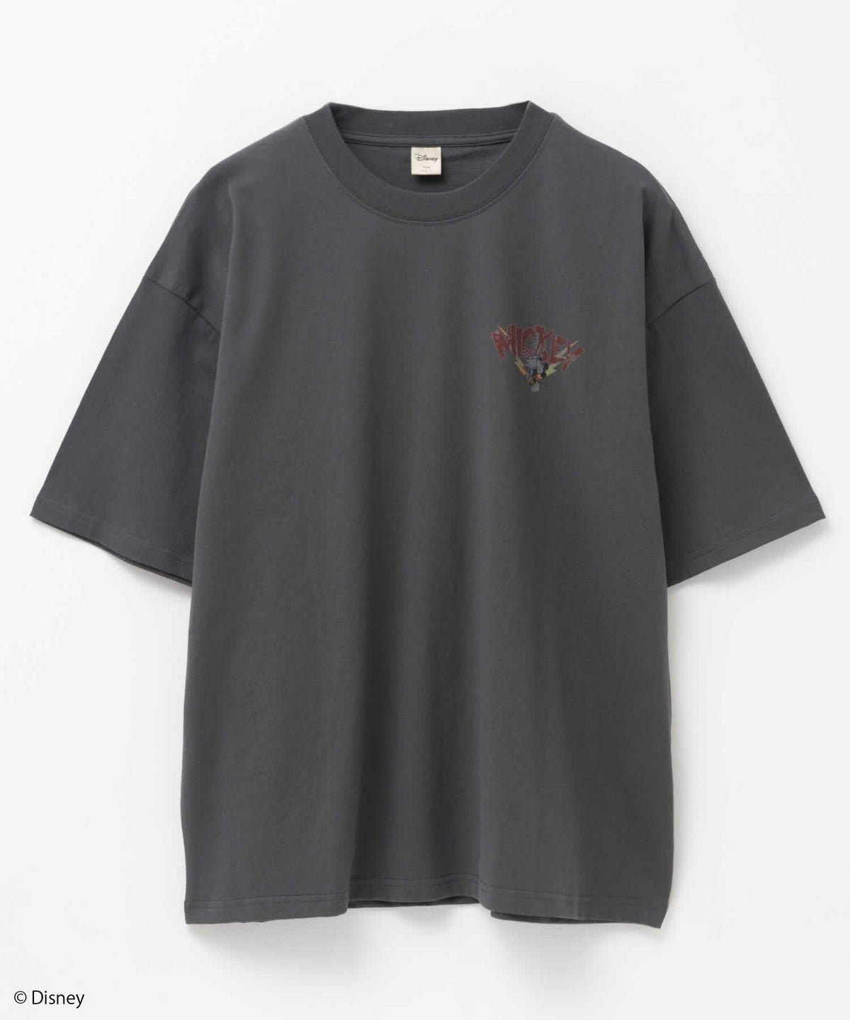 Disney ミッキーマウス / ロックプリントTシャツ メンズ ネコポス 対応商品