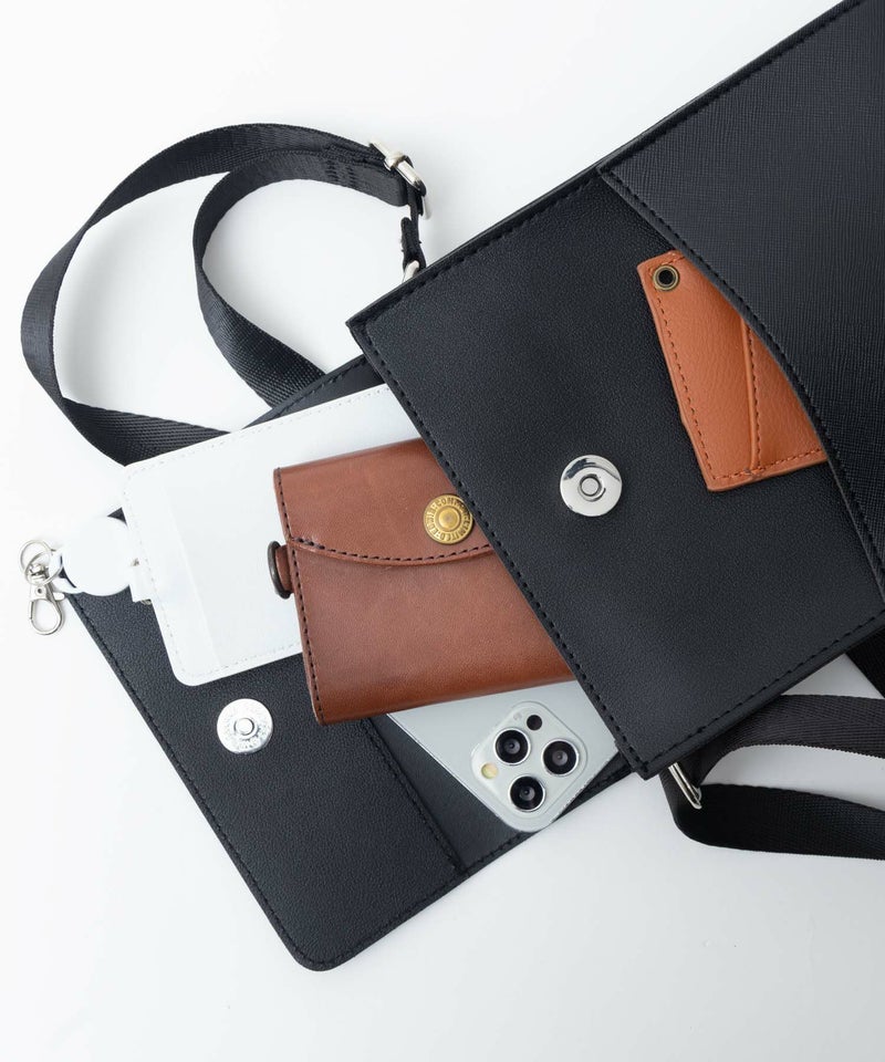 URBAN COLLECTION ボックス型フラップショルダーバッグ商品画像-8