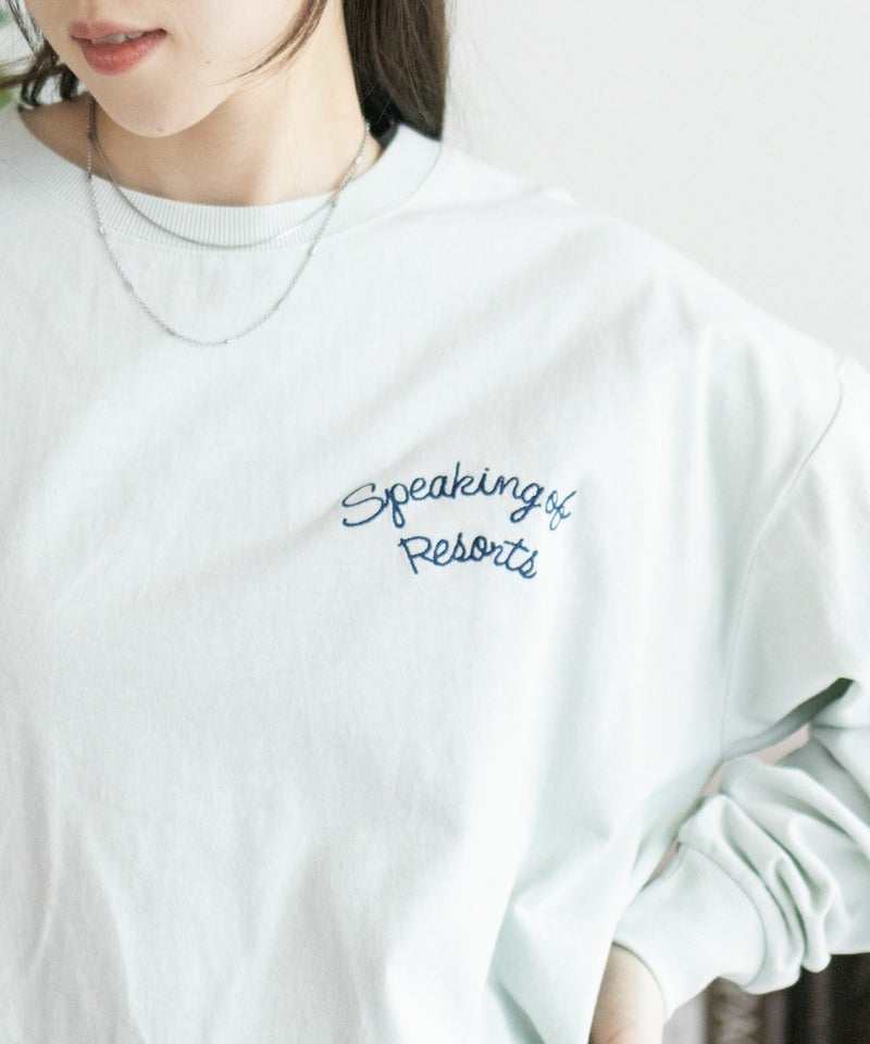 UNDERWRAPS 刺繍ラウンド長袖Tシャツ レディース メール便 対応商品商品画像-14