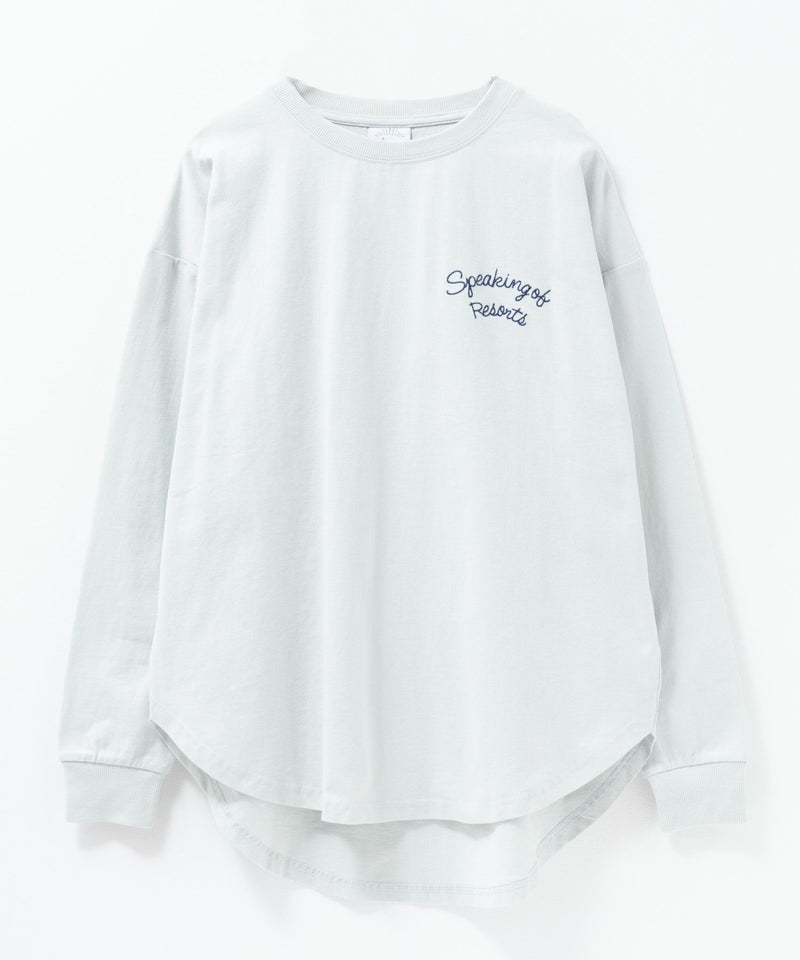 UNDERWRAPS 刺繍ラウンド長袖Tシャツ レディース メール便 対応商品商品画像-19