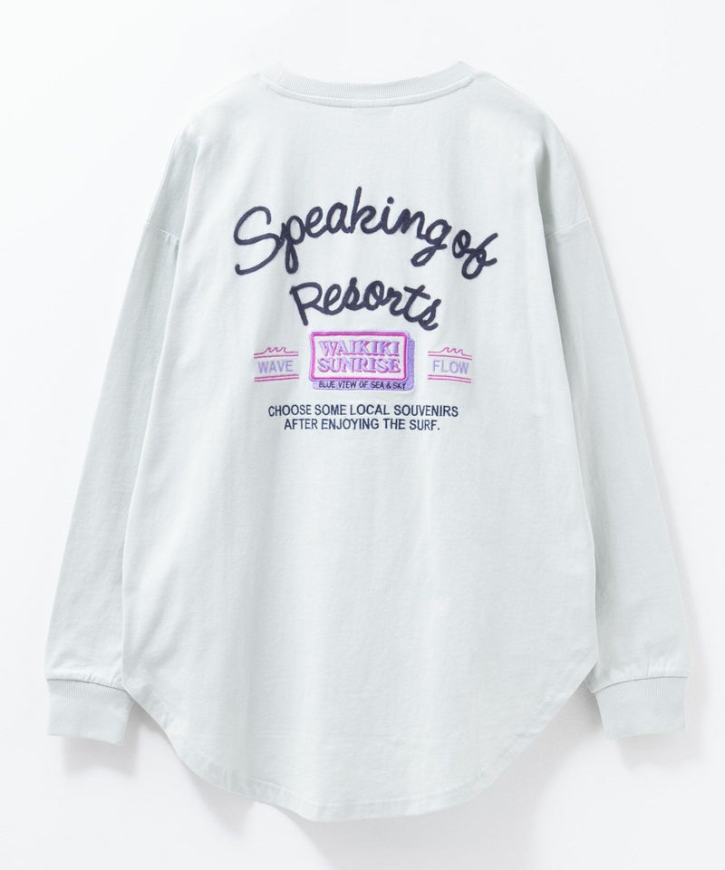 UNDERWRAPS 刺繍ラウンド長袖Tシャツ レディース メール便 対応商品商品画像-20