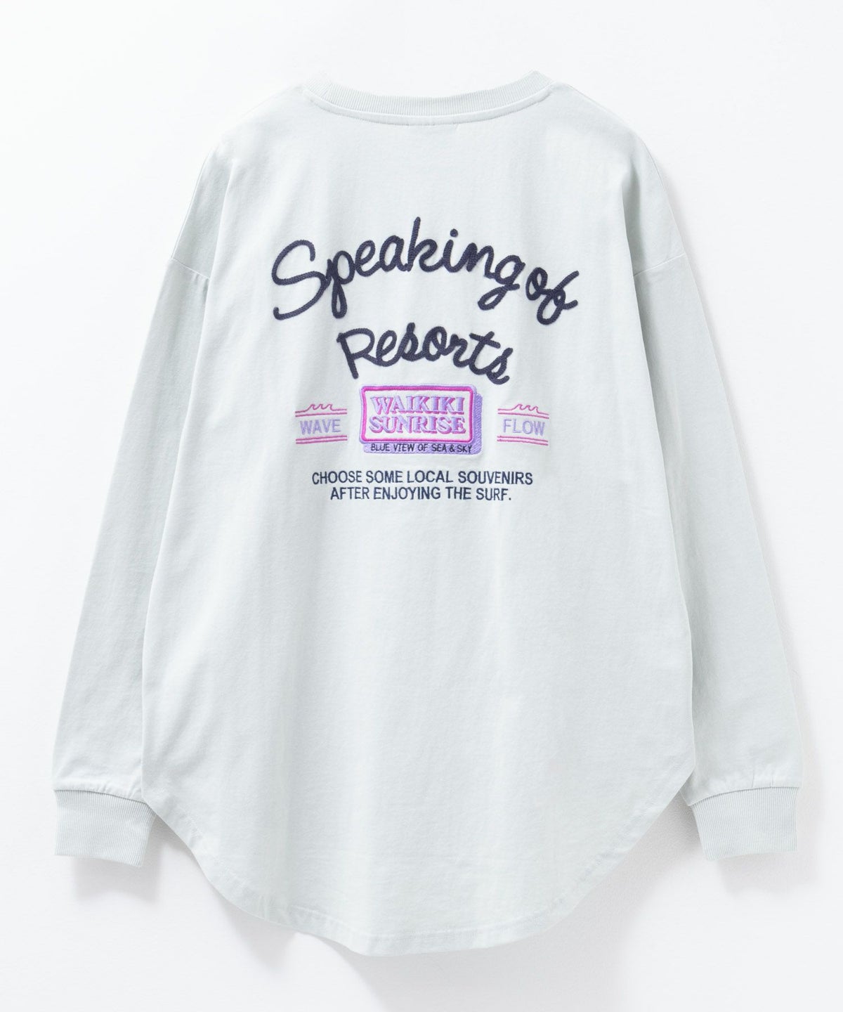 UNDERWRAPS 刺繍ラウンド長袖Tシャツ レディース ネコポス 対応商品