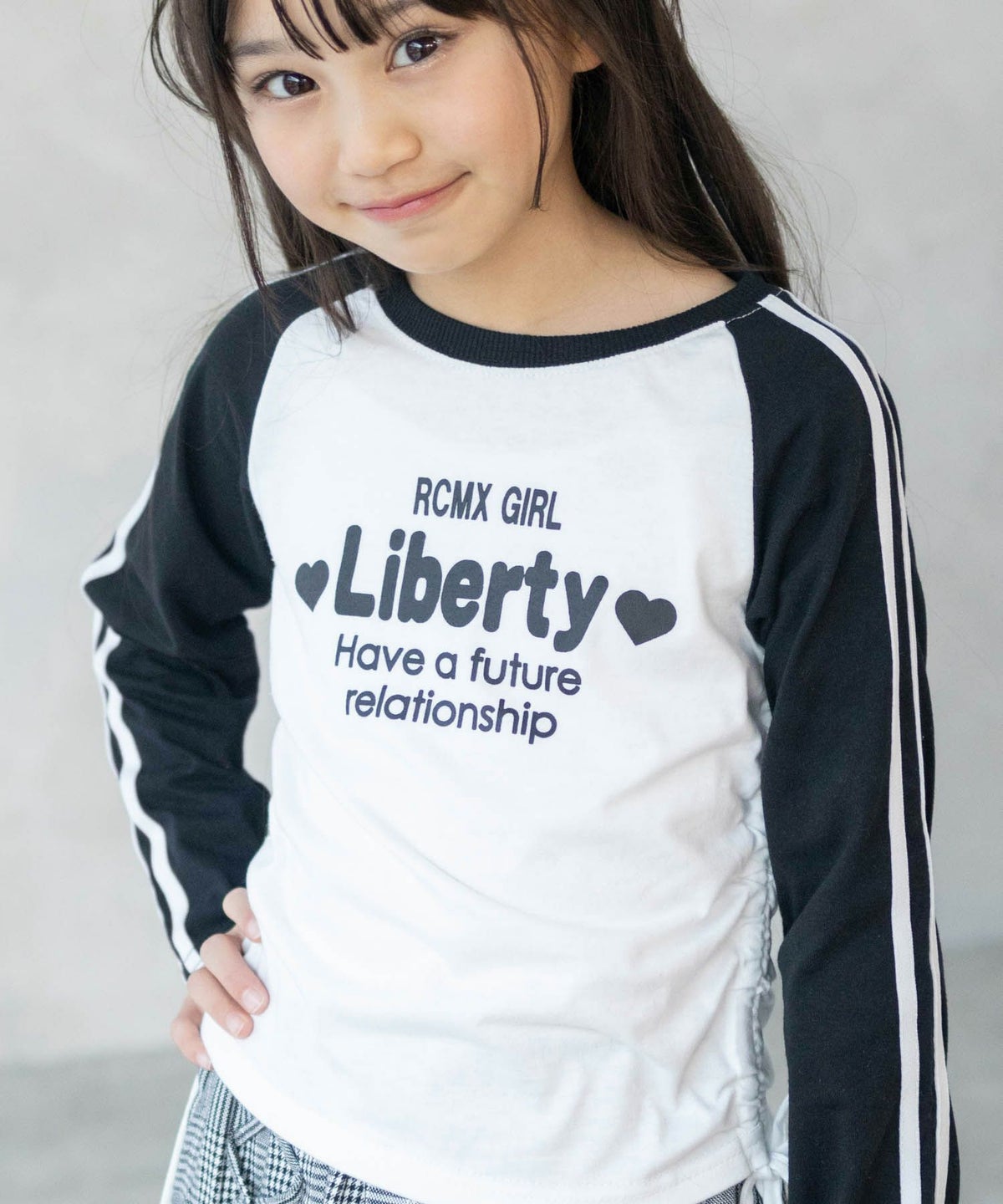 RICH MIX レースアップ長袖Tシャツ キッズ ネコポス 対応商品