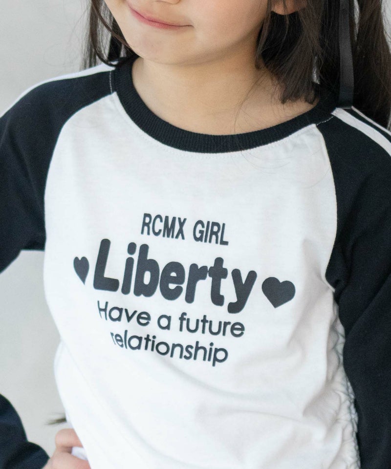 RICH MIX  レースアップ長袖Tシャツ キッズ メール便 対応商品商品画像-5