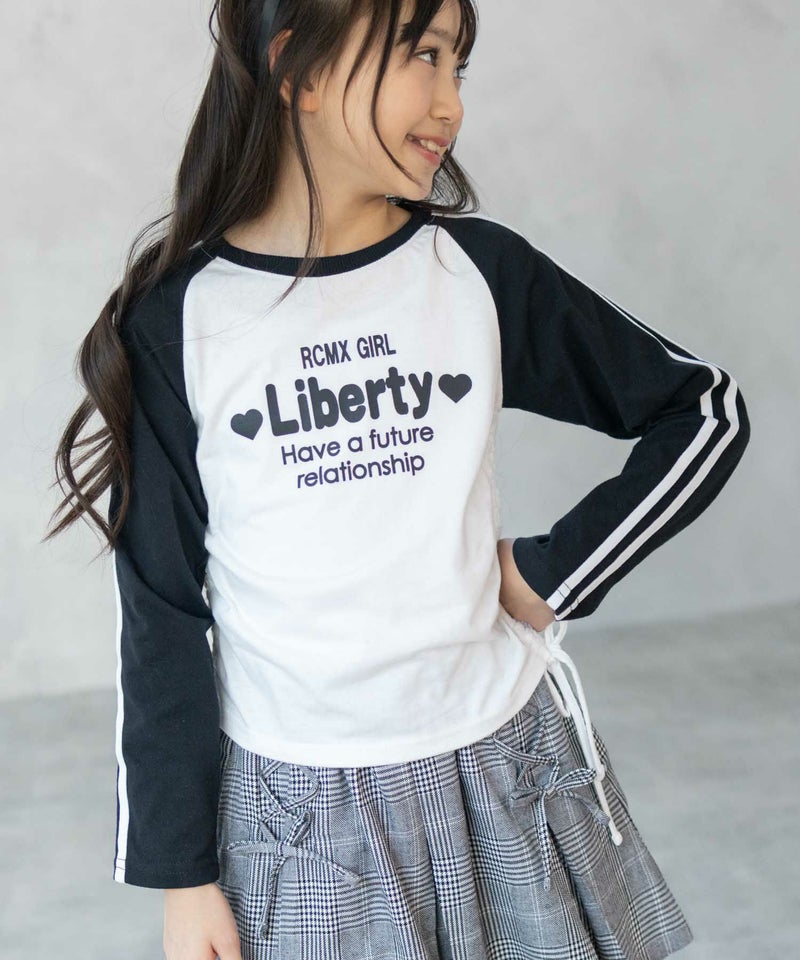 RICH MIX レースアップ長袖Tシャツ キッズ メール便 対応商品商品画像-6