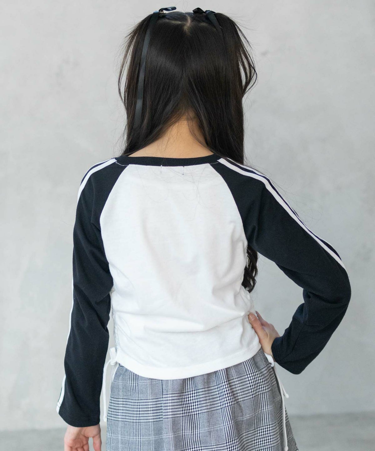 RICH MIX レースアップ長袖Tシャツ キッズ ネコポス 対応商品