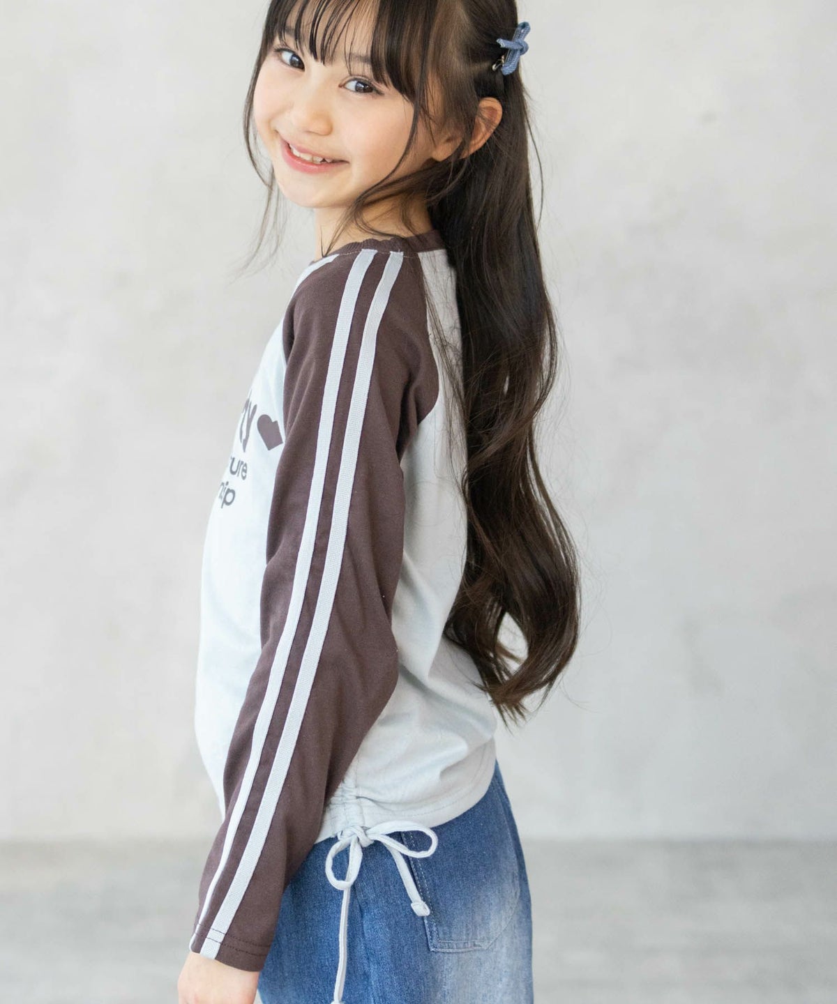 RICH MIX レースアップ長袖Tシャツ キッズ ネコポス 対応商品