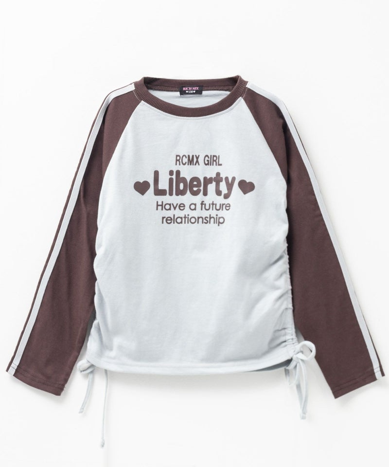 RICH MIX  レースアップ長袖Tシャツ キッズ メール便 対応商品商品画像-21